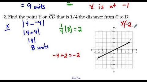Section 1.3: Locating Points and Midpoints (Part 2)