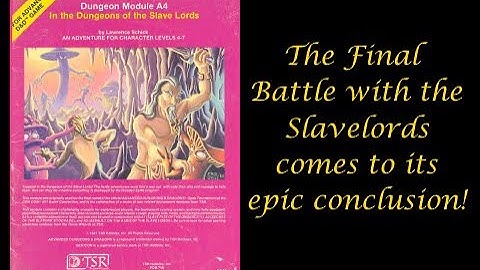 RPG Retro Reviews: A4 In the Dungeons of the Slavelords