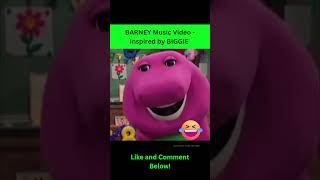 BARNEY Music Video - BIGGIE Inspired LOL- FUNNY! #funny #shorts #tiktok #musicvideo