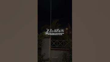 [ الذين امنو وتطمئن قلوبهم بذكر الله ] حالات واتس اب قرآن كريم | عبدالرحمن المسعودي