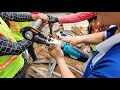 Testing Makita TC300D or DTC300D Rechargeable Crimping 18V , 250mm square