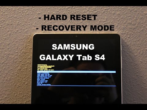 Samsung Galaxy Tab S4 하드 리셋 및 복구 모드 방법