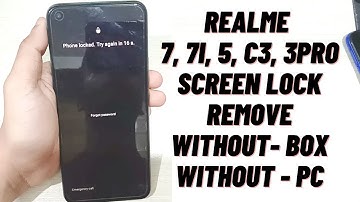 How To Hard Reset Realme Remove Screen Lock || Pattern Unlock Realme C3 Pro || Pin || Password