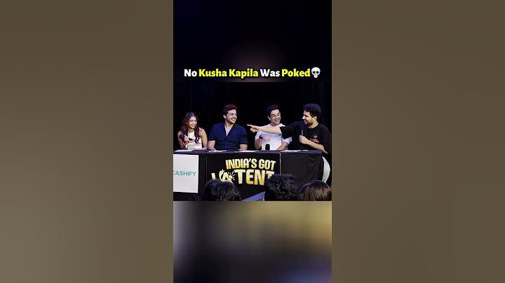 No way he poked kusha kapila  #samayraina#kushakapila Courtesy :- @namasteedits