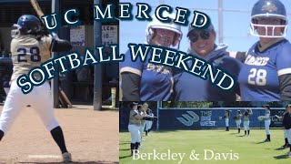 UC Merced Softball goes to Berkeley & Davis ! | vlog, softball, team | April 15 & 16 screenshot 1