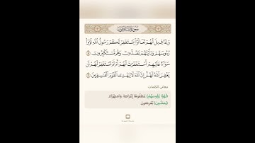 آيات في دقيقة واحدة: سورة المنافقون 2 تلاوة الشيخ سعد الغامدي