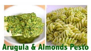 Arugula Almonds Pesto Recipe -- Parisian Kitchen