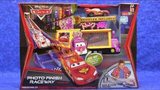 In this video you will see the photo finish line track set from disney
cars 2 series made by mattel. lightning mcqueen: sequel, returns,...