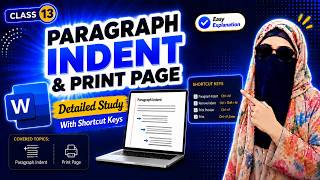 MS Word Class 13 | Paragraph Indent, Increase & Decrease Indent Complete #tutorial