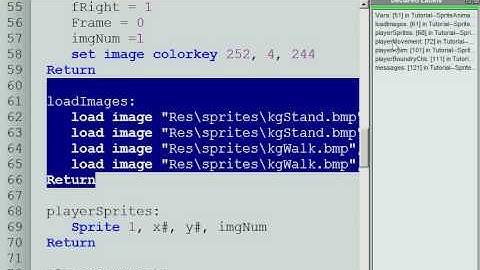 DarkBASIC Pro : Sprite Animation Tutorial