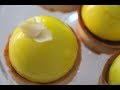 Tartelette dôme mousse citron et caramel