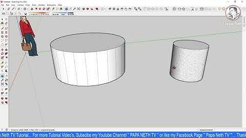 Sketchup Tutorial | Draw Menu Bar | Shapes | Circle | Tagalog