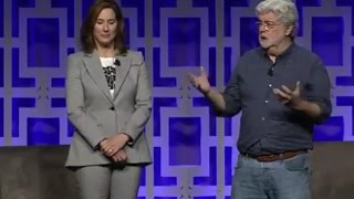 Carrie Fisher Tribute John WIlliams George Lucas - Star Wars Celebration 2017