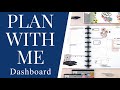 PLAN WITH ME // Dashboard Classic Happy Planner