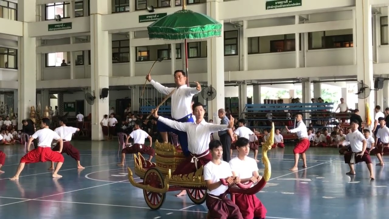 โขน_วานรพงศ์_ พระรามข้ามสมุทร_ ฝึกซ้อม