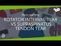 Rotator Interval Tear VS  Supraspinatus Tendon Tear