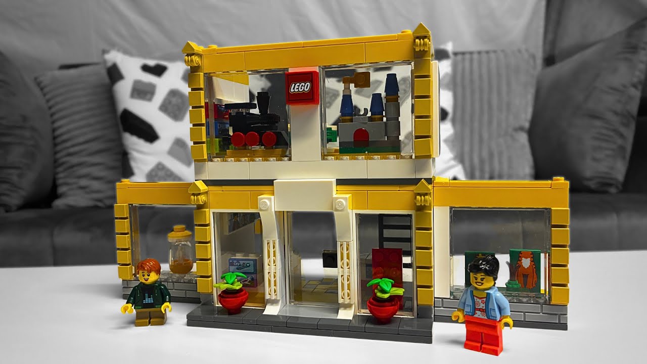 Lego 40574 LEGO Brand Store (Unboxing & Review) - YouTube