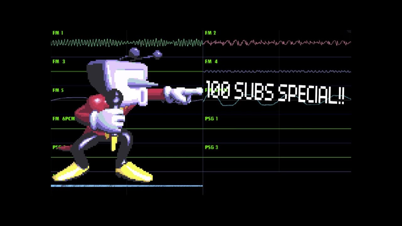 Deltarune - ITS TV TIME Sega Genesis Remix (YM2612 with Dual PCM+SN76489) 100 SUBS SPECIAL!!!!!