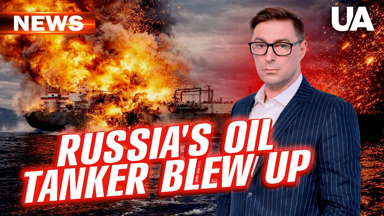 Tanker nearly split in half! Russian gas carrier explodes in Mediterranean | AFU burns Russian oil