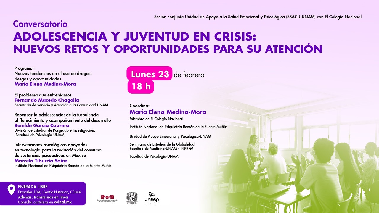 Adolescencia y juventud en crisis. Nuevos retos y oportunidades para su atención