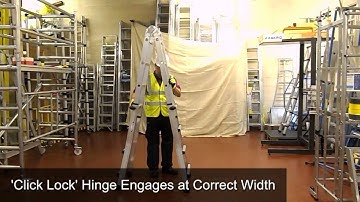 Telescopic Combination Ladder Demonstration
