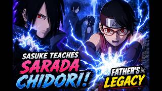 Sasuke Finally Teaches Sarada Chidori | Father & Daughter's Greatest Moment | SHADOWVIBE edits screenshot 4