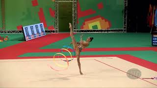 TANIYEVA Elzhana (KAZ) - 2022 Rhythmic Worlds, Sofia (BUL) - Qualifications Ribbon