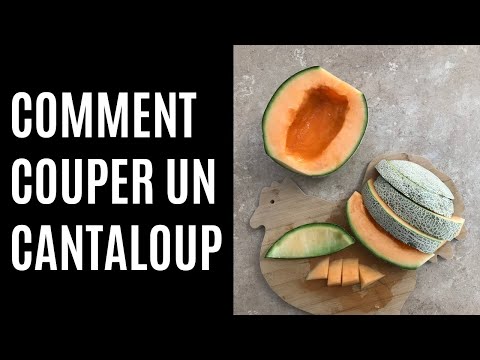 Vidéo: Comment décomposer un cantaloup ?