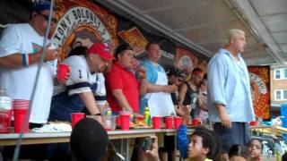 Allmenus.com Free Cheese steak giveaway at Tony Boloney's Slaughterfest