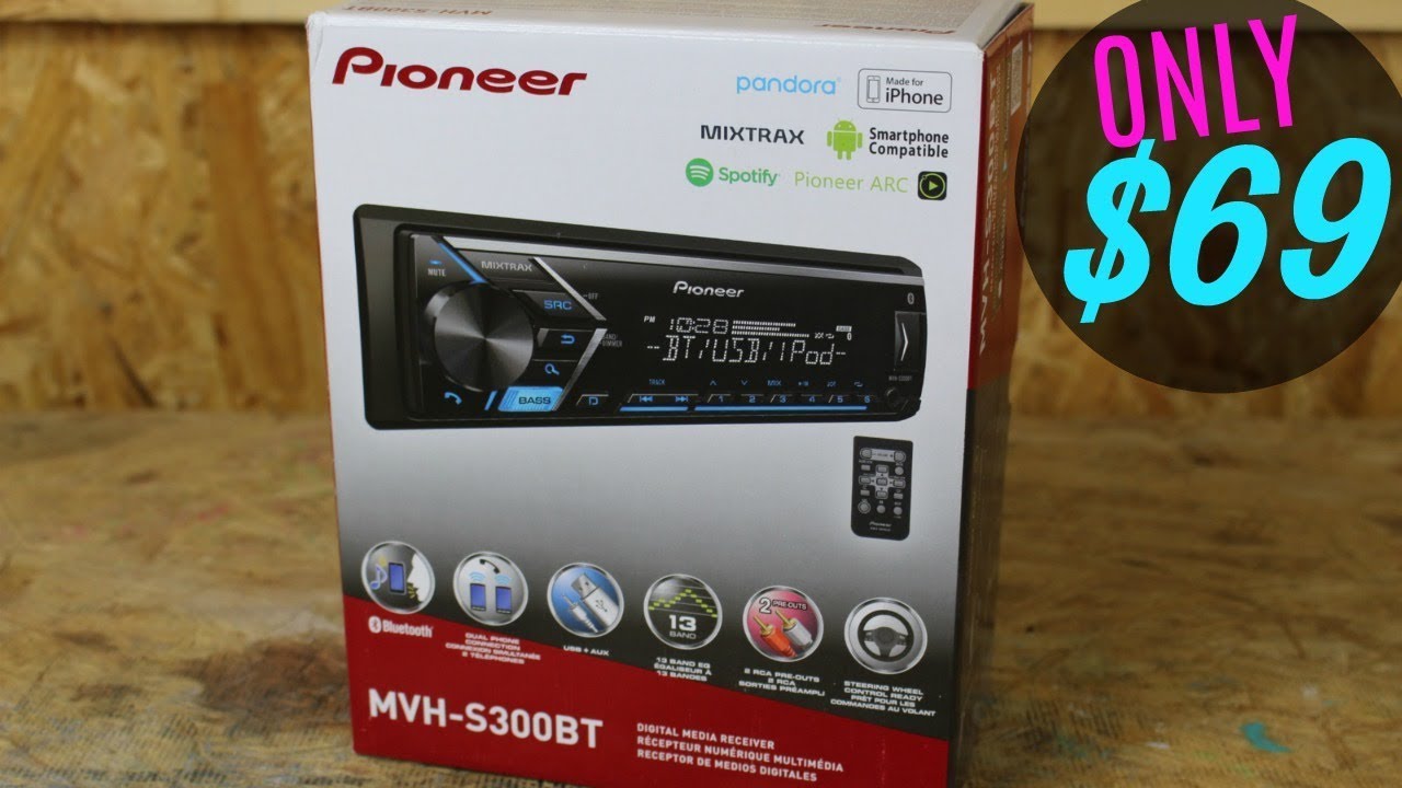 Pioneer MVH X370BT Unboxing + Test 