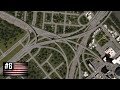 Cities: Skylines - The American Dream #6 - Big Interstate/highway interchange & small neighbourhood