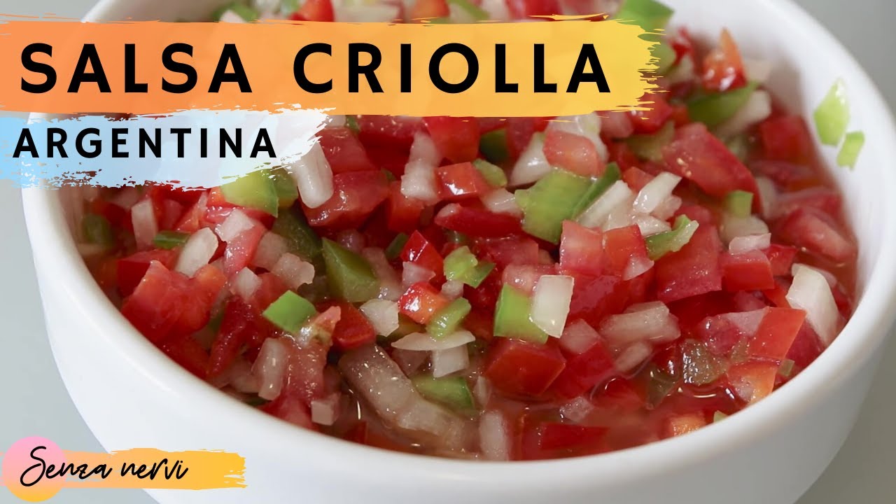 Como Hacer Salsa Criolla Argentina YouTube Como Hacer Salsa Criolla Argentina YouTube