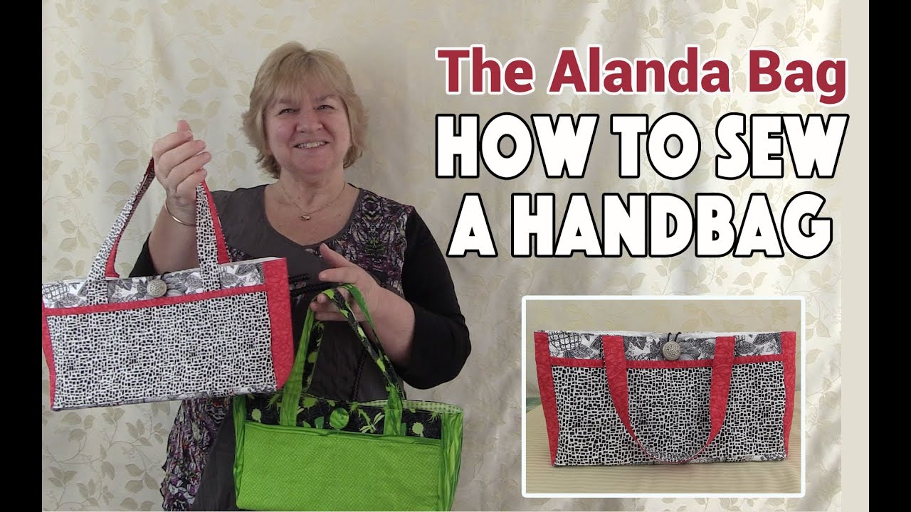 Origami Fabric Bag Tutorial: Easy to Make Market Tote Bag - Alanda Craft