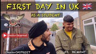 First Day in UK as a STUDENT  (SEPTEMBER INTAKE ) BPP UNIVERSITY #punjabi #uk #england #vlog