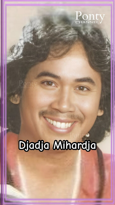 Jaja Miharja pemeran penyanyi presenter dan pelawak