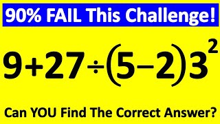 90% of People Get This Amazing Challenge WRONG! Will YOU Get It Right? 😎