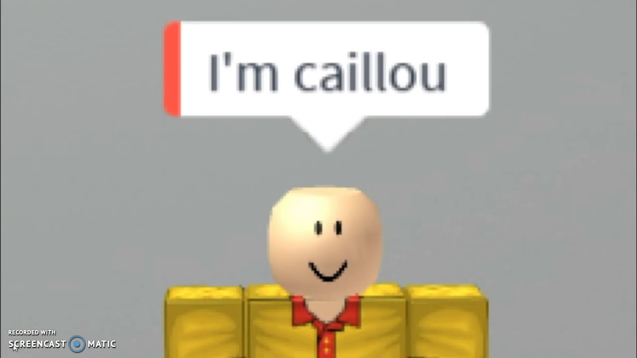 caillou theme song roblox