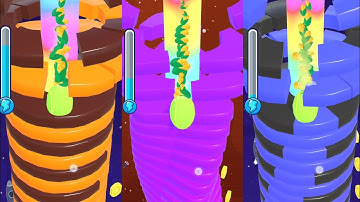 Drop Stack Ball Game Level 351, 352, 353...........................358, 359, 360 @cuteanimal363