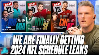 We Finally Got 2024 NFL Schedule Leaks \& The Season Starts BIG | Pat McAfee Reacts
