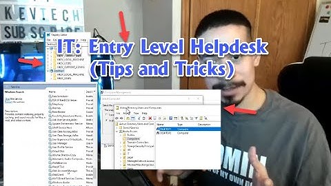 IT:Entry Level Helpdesk (Tips and Tricks Level 1)