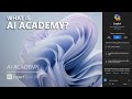 What is AI Academy?
