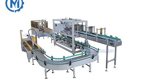 Drop Down Case Packing Machine: how to pack case ( case packing machine, 10-30 cartons/min )
