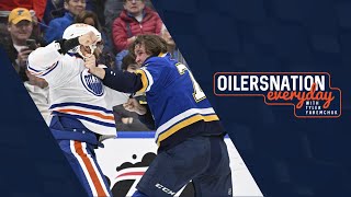 The Oilers score four but lose 3-2 versus the Blues | Oilersnation Everyday with Tyler Yaremchuk