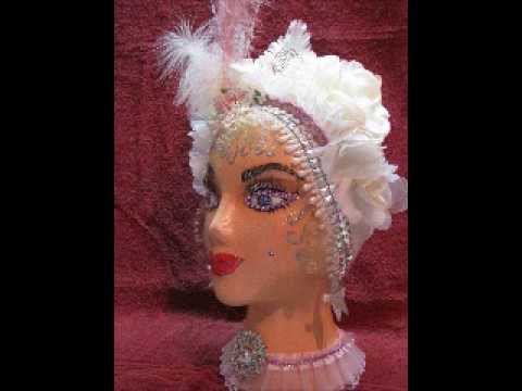 Art Doll Altered Styrofoam Wig Head Gift for a Friend - YouTube