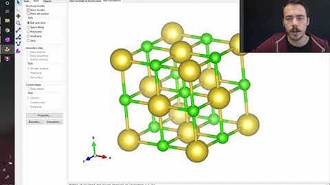 NaCl crystal structure