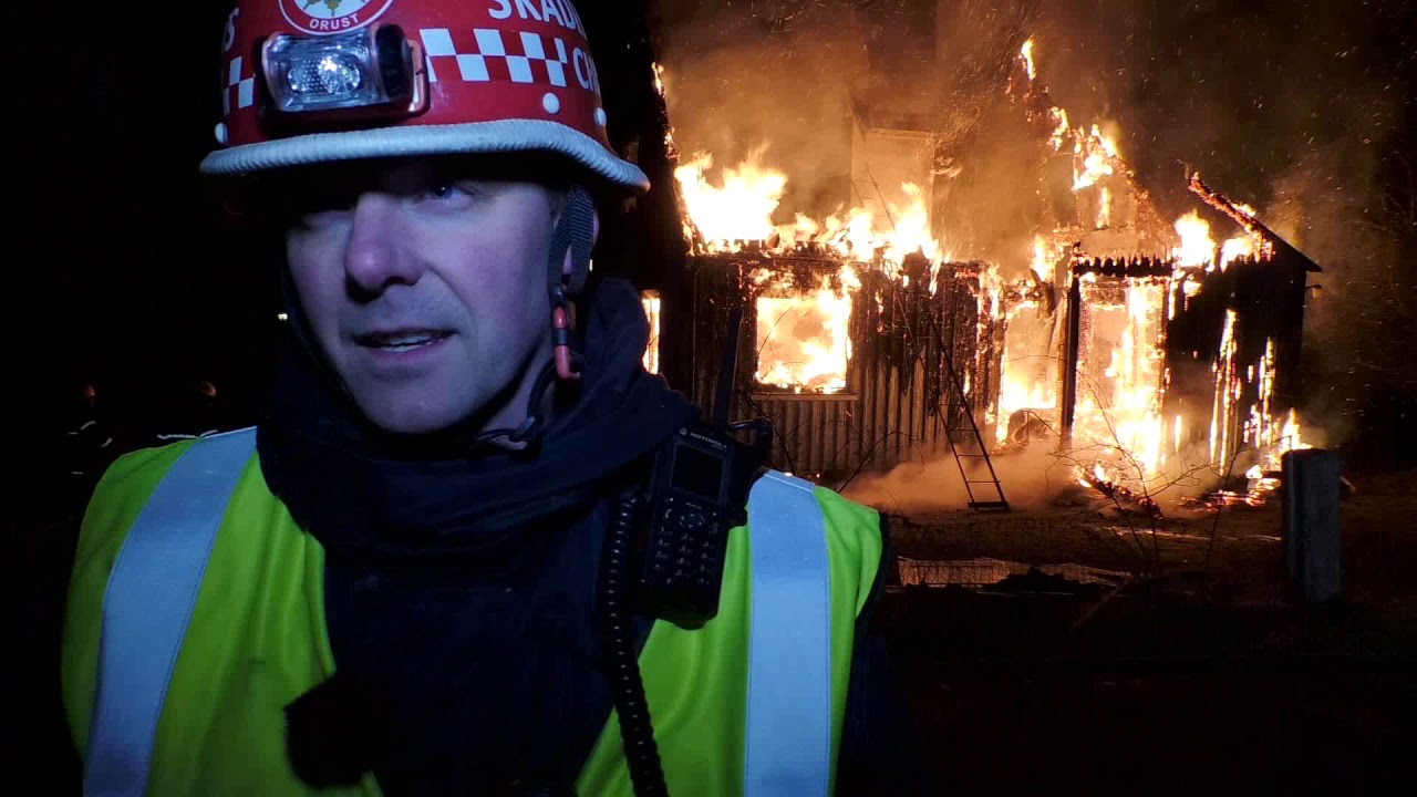 2019-01-26 Villa i brand på Orust