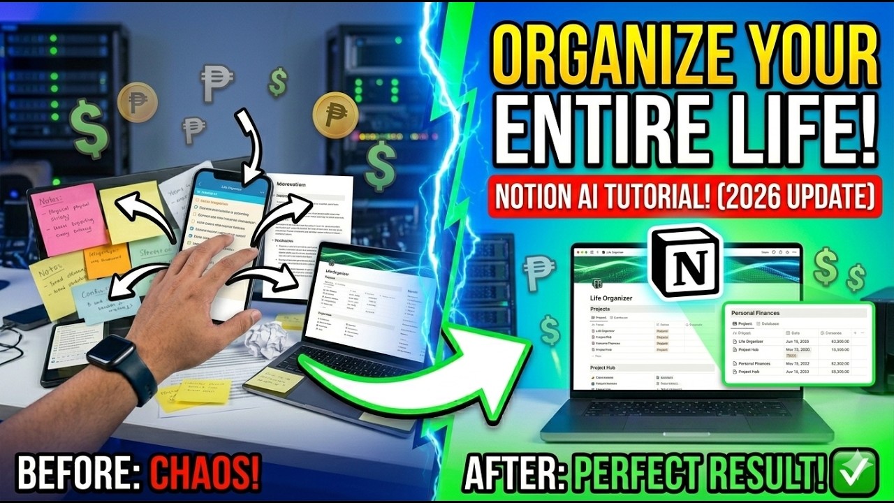 How to Use Notion AI to Organize Your Entire Life (2026 Tutorial) - YouTube