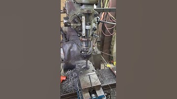 a little machining action. #Bridgeport #millingmachine #machinest #custombuilt