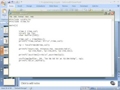 11 12 Date & Time Functions PT2 | C Tutorial
