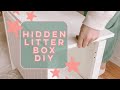 Hidden litter box hack diy homedecordiy interiordesign makeover transformation
